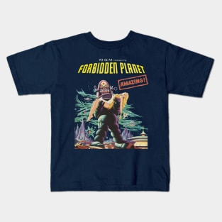 Forbidden Planet Poster Kids T-Shirt